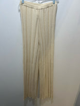 Load image into Gallery viewer, dissh Ivory linen/cotton Ribbed Knit pant 2 piece
