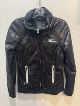 Load image into Gallery viewer, G-Star Black &amp; White Polamide trim design Zip Up Jacket, Size S
