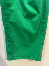 Load image into Gallery viewer, Nili Lotan Green Cotton Blend barrel Pant, Size 10
