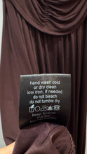 Load image into Gallery viewer, Rachel Comey Brown Viscose blend strapless Ruching maxi Dress, Size L
