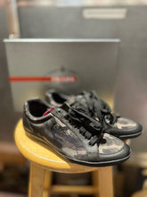 Load image into Gallery viewer, Prada camo &amp; black lace up sneaker w/ box, Size 37.5
