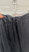 Load image into Gallery viewer, Krista Larson Black Silk maxi adjustable waist Skirt, Size O/S
