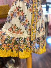 Load image into Gallery viewer, FARM Rio cream &amp; multi cotton &amp; viscose Floral Mini Button Up Dress
