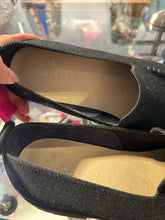 Load image into Gallery viewer, ROTHY&#39;S Black woven Slip On loafer, Size 8.5
