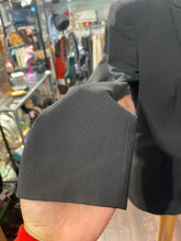 Load image into Gallery viewer, Burberry Black Wool Blend Classic chain Blazer, Size 10
