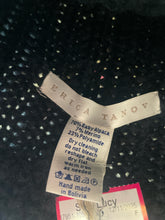 Load image into Gallery viewer, Erica Tanov NWT! Black Alpaca blend beanie Hat
