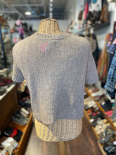 Load image into Gallery viewer, private 02 04 Taupe Cashmere Short sleeve Sweater, Size 2=Medium
