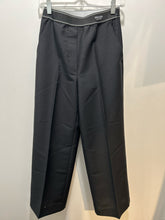 Load image into Gallery viewer, Prada Black Blend Logo side zip Pant AS IS-holes, Size 36
