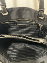 Load image into Gallery viewer, Prada Black Nylon Tessuto Tote Small Purse
