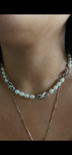 Load image into Gallery viewer, Tiffany &amp; Co  Sterling Silver W/Pearls Eternity Necklace
