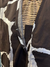 Load image into Gallery viewer, Rails Brown &amp; cream Cotton animal Short sleeve Belted Dress
