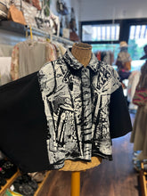 Load image into Gallery viewer, When Simon Met Ralph Black &amp; White Abstract layering Top
