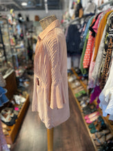 Load image into Gallery viewer, SANCIA Peach Cupro Button up shortsleeve Top
