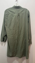 Load image into Gallery viewer, XIRENA Green Cotton button down Longsleeve Dress, Size M
