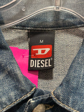 Load image into Gallery viewer, Diesel Blue Cotton Denim Longsleeve Buttons Jacket, Size M
