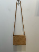 Load image into Gallery viewer, Bembien Tan Leather Woven crossbody Purse
