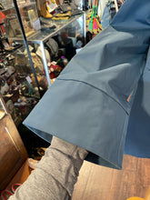 Load image into Gallery viewer, Vertigo Paris denim Cotton Blend Detachable hood Zipper Coat, Size XL
