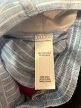 Load image into Gallery viewer, VITAMIN Blue &amp; White Linen Stripe Pant, Size L

