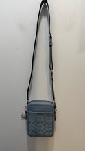Load image into Gallery viewer, Coach Baby blue Leather CC logo crossbody Purse
