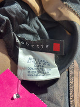 Load image into Gallery viewer, Babette black,purp &amp;bronze Poly Circle snap button longsleeve Top
