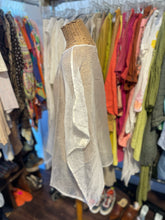 Load image into Gallery viewer, Meg by Design Off white Silk sheer Layering Top, Size One Size
