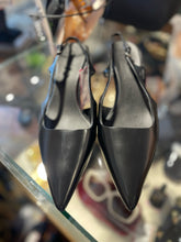 Load image into Gallery viewer, VINCE Black Leather Kitten heel, Gently Worn Size 9
