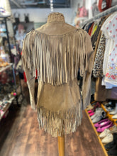 Load image into Gallery viewer, Reformation Tan Leather tassel button down Jacket, Size XS
