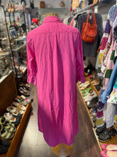 Load image into Gallery viewer, XIRENA Hot Pink Cotton Button Up shirt style Dress, Size XS
