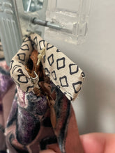 Load image into Gallery viewer, ETRO brown multi Viscose blend Floral Velvet Detail sheer accent Skirt
