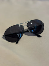 Load image into Gallery viewer, GUCCI black &amp; silver Sunglasses

