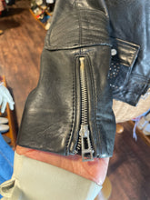 Load image into Gallery viewer, zadig &amp; voltaire Black Leather stud accents Asymmetrical cropped Jacket, Size S
