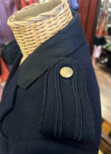 Load image into Gallery viewer, Rag &amp; Bone Navy &amp; Black Wool Blend Epaulets single button Blazer
