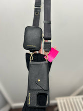 Load image into Gallery viewer, Bandolier Black &amp; Gold Leather Phone case Other
