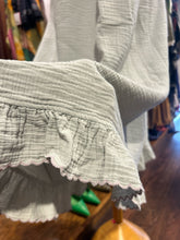 Load image into Gallery viewer, House No. 23 seafoam &amp; lavender Cotton Crinkle Halter midi Dress
