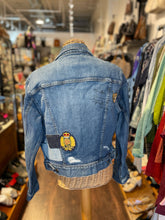 Load image into Gallery viewer, Ralph Lauren blue &amp; multi-color Cotton patches Jacket, Size M
