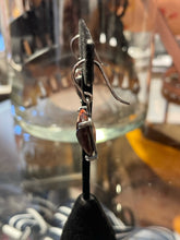 Load image into Gallery viewer, Bottega Veneta Brown Sterling Silver Earrings, Designer Stamp, Gently Worn
