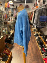 Load image into Gallery viewer, Helmut Lang Blue Wool and cashmere knit Longsleeve Collar Sweater, Size S
