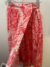 Load image into Gallery viewer, Mara Hoffman Red and white Organic Cotton Abstract Print wrap NWT Skirt, Size S

