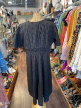 Load image into Gallery viewer, amour vert Black Cotton eyelet NWT! Dress
