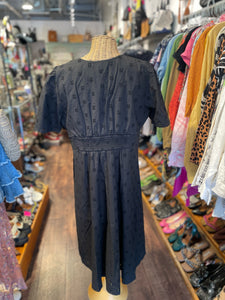 amour vert Black Cotton eyelet NWT! Dress