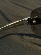 Load image into Gallery viewer, Cartier AS IS Silver Sunglasses, minor scratch &amp; chp
