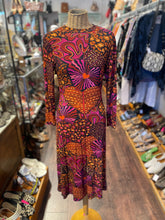 Load image into Gallery viewer, FARM Rio orange &amp; magenta Blend Printed NWT! longsleeve Dress, Size S

