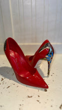 Load image into Gallery viewer, Gimmy Baldinini Red patent  Stiletto Heel, Size 38
