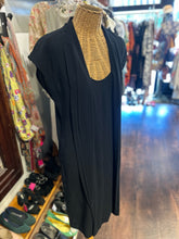 Load image into Gallery viewer, Maison Margiela Black Viscose pleated drape Dress
