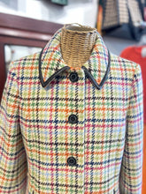 Load image into Gallery viewer, Coach multi color Wool Tweed pea coat Jacket
