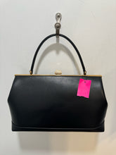 Load image into Gallery viewer, Anine Bing Black Leather Size Medium hand bag Purse
