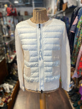 Load image into Gallery viewer, MONCLER Off white Polyamide blend knit Longsleeve W/pockets Sweater, Size S/M
