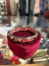 Load image into Gallery viewer, Valentino Pink Leather Bracelet
