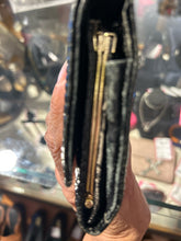 Load image into Gallery viewer, CHANEL Black Reptile leather tri-fold Wallet, Rare &amp; Vintage AS IS condition
