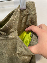 Load image into Gallery viewer, Erica Tanov Green Checkered pencil tweed skirt, Size 2=M
